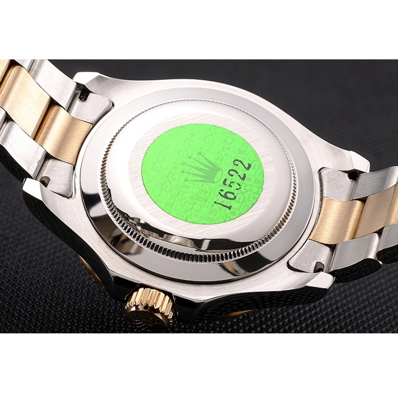 AAA Replica Watches Dial Tone Rolex White Two Bracelet Steel Yacht-Master Stainless Case Gold Bezel 0726